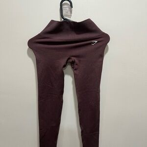 Gymshark burgundy tone leggings